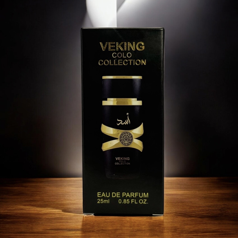 عطر جیبی ویکینگ مدل اسد با رایحه گرم حجم ۲۵ میلی‌لیتر