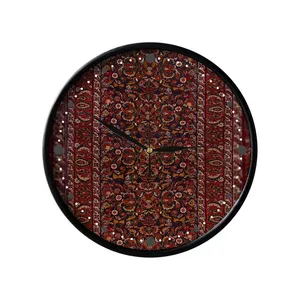 ساعت دیواری مدوپد طرح قالی بلوچ طاووسی مدل C-balouch51
