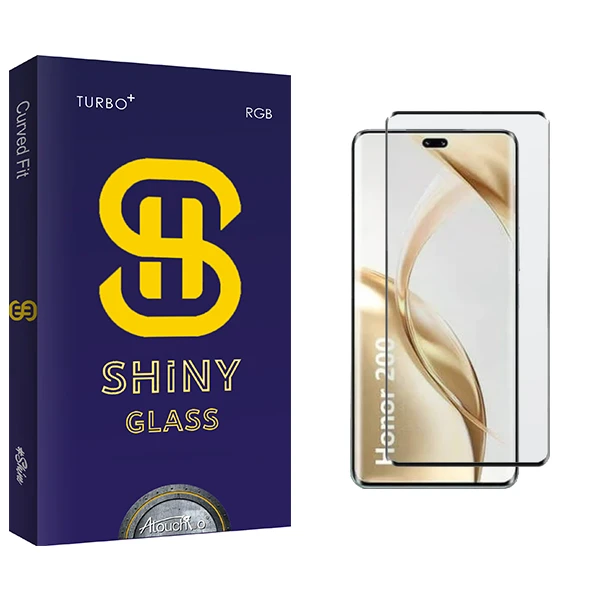محافظ صفحه نمایش آتوچبو مدل FullGlue Shiny مناسب برای گوشی موبایل آنر 200