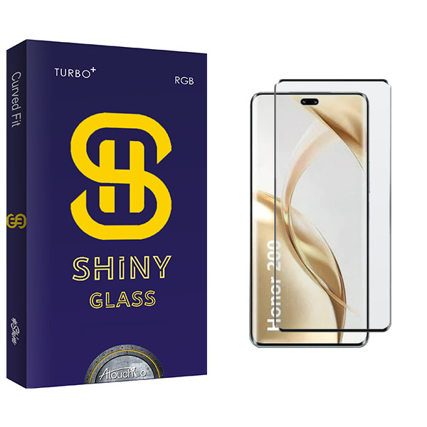 محافظ صفحه نمایش آتوچبو مدل FullGlue Shiny مناسب برای گوشی موبایل آنر 200