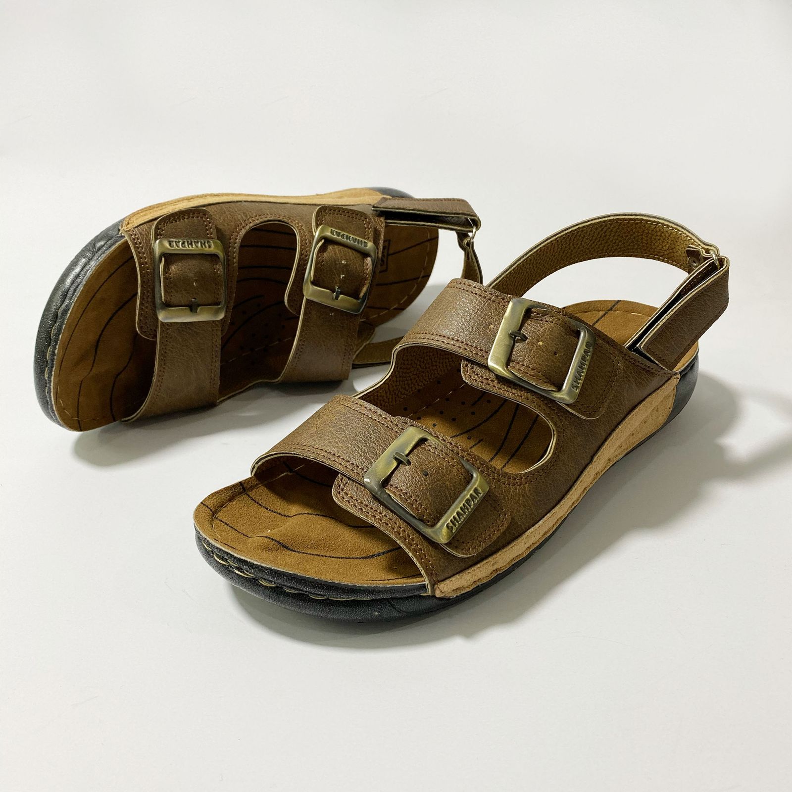 صندل مردانه شهپر مدل P1-mahan118-LBN -  - 2