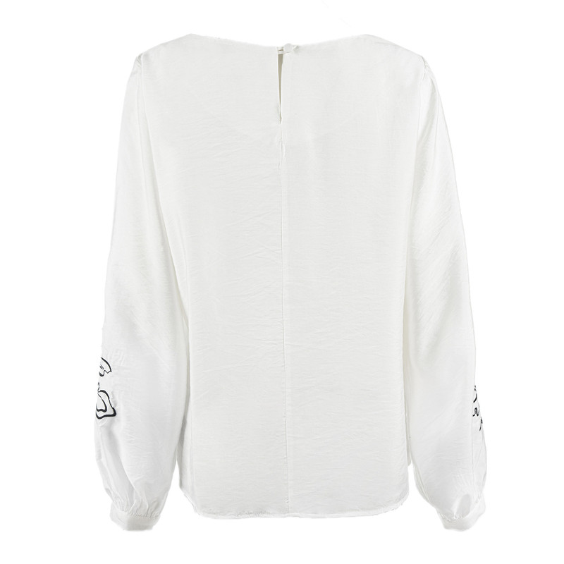بلوز آستین بلند زنانه سرژه مدل 204630 رنگ سفید