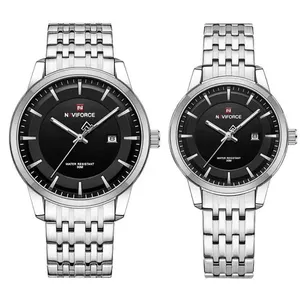 ست ساعت مچی عقربه ای زنانه و مردانه نیوی فورس مدل NF9228