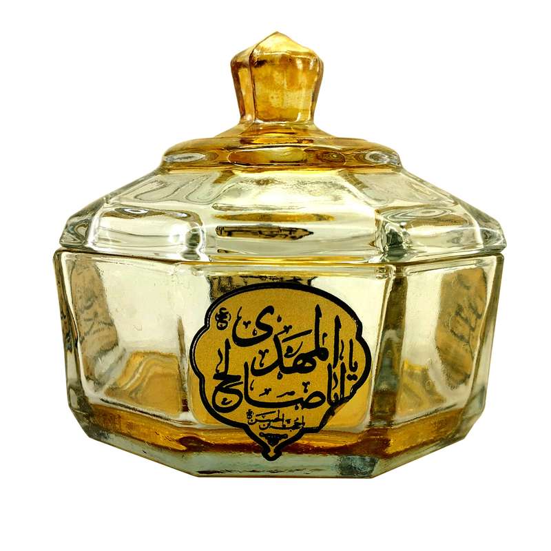 قندان مدل هیئتی مذهبی طرح یا اباصالح المهدی عج و یا اباعبدالله الحسین ع و یا اباالفضل العباس ع کد 103049