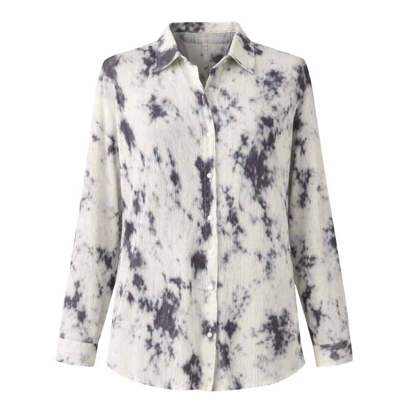 شومیز آستین بلند یقه برگردان زنانه مکس مدل مجلسی 46868