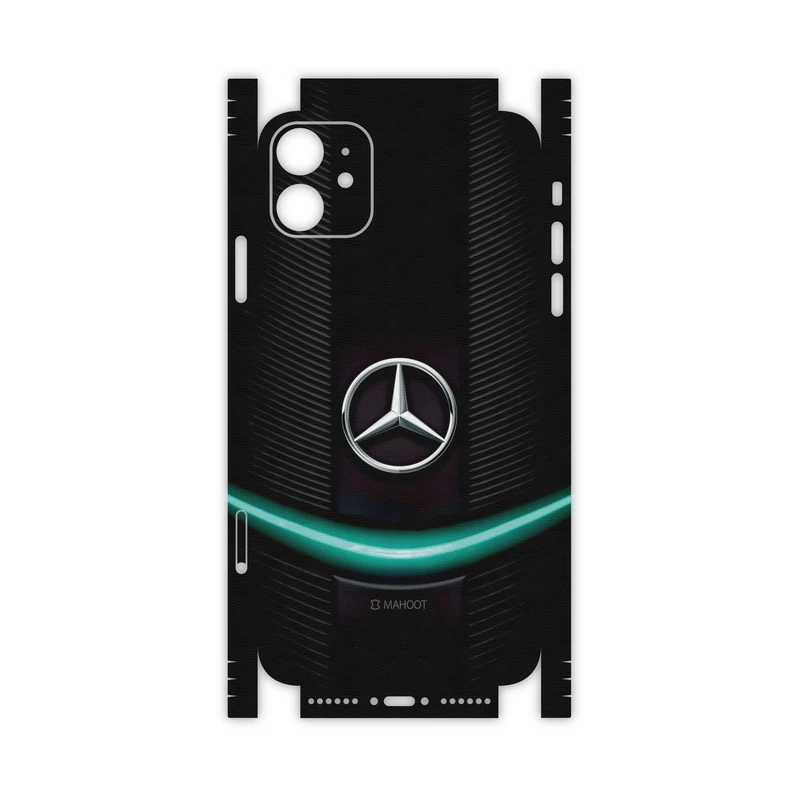برچسب پوششی ماهوت مدل Mercedes-Benz-FullSkin مناسب برای گوشی موبایل اپل iPhone 11