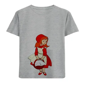 تی شرت آستین کوتاه دخترانه مدل دختر D90