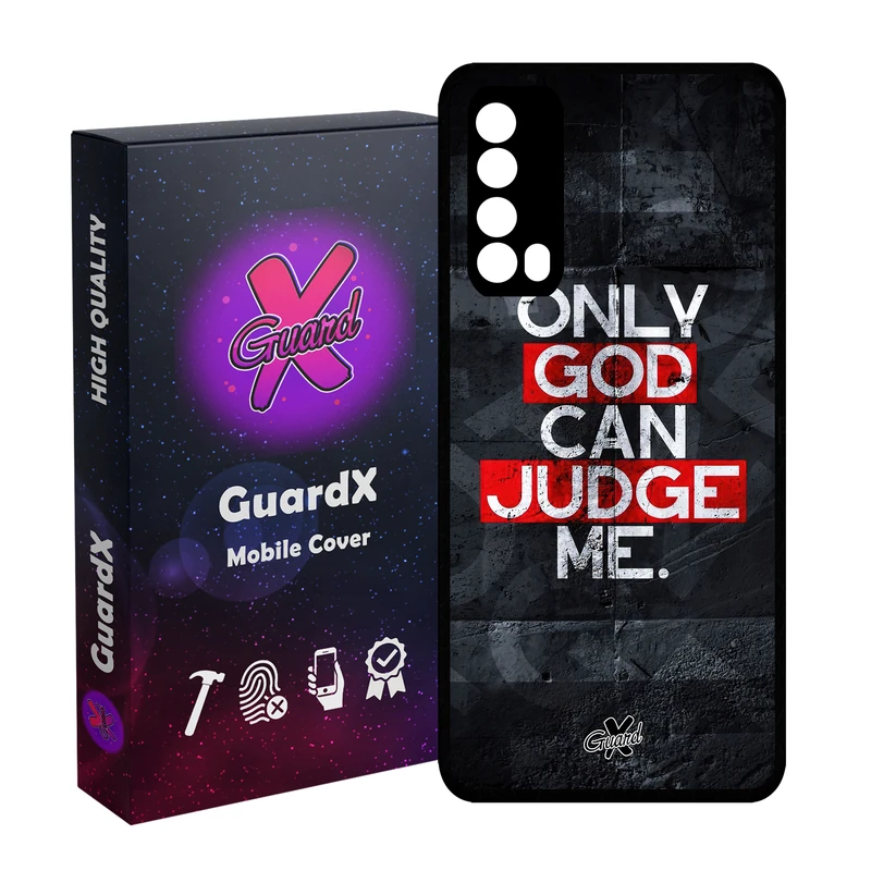 کاور گارد ایکس طرح Text مدل Glass10483 مناسب برای گوشی موبایل هوآوی Y7A / P Smart 2021