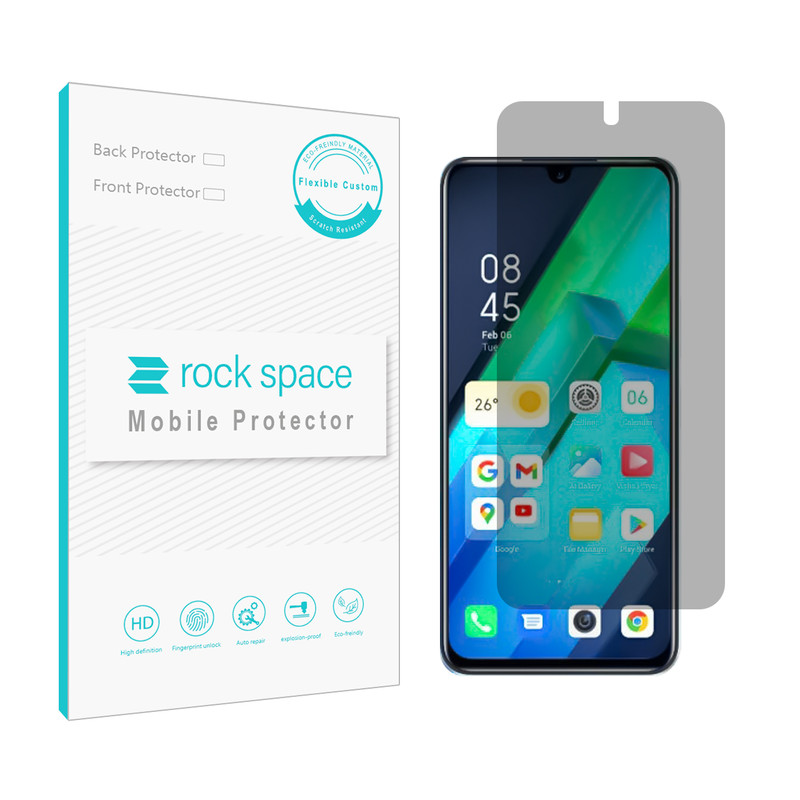 محافظ صفحه نمایش حریم شخصی راک اسپیس مدل HyPRV مناسب برای گوشی موبایل اینفینیکس Note 12 G96