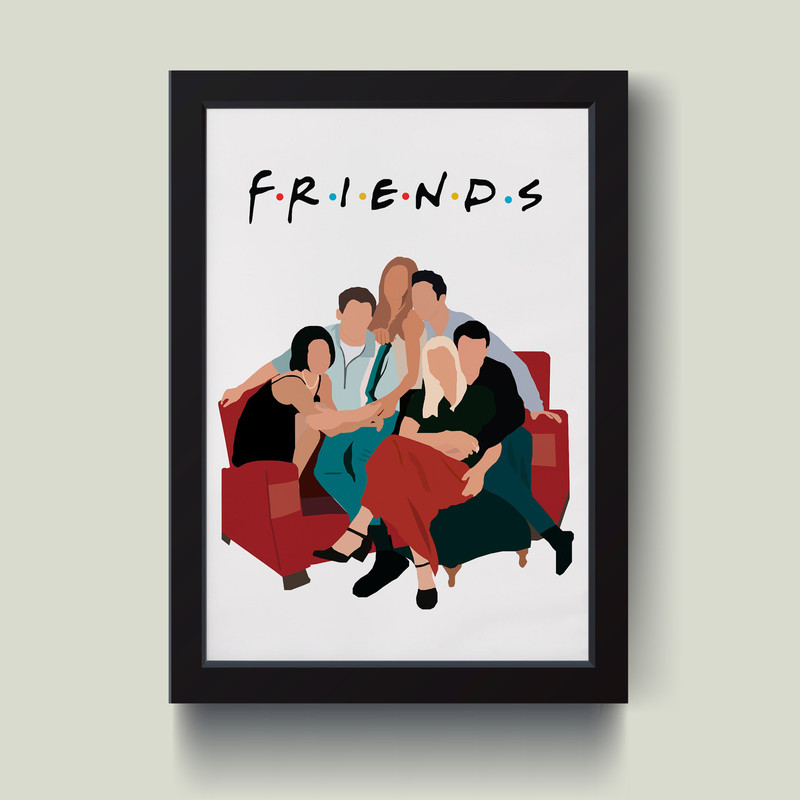 تابلو مدل فرندز Friends کد m2486-w تابلو مدل فرندز Friends کد m2486-w