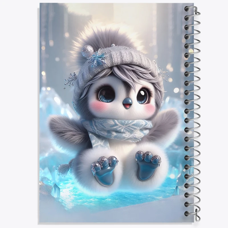 دفتر لیست خرید 50 برگ خندالو طرح پنگوئن بامزه کد F6072