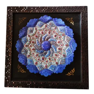 تابلو میناکاری مسی مدل گل کد pvc 24