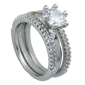 انگشتر زنانه ژوپینگ مدل R4119 مجموعه 3 عددی