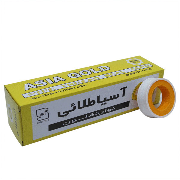 نوار تفلون مدل گلد مجموعه 12 عددی