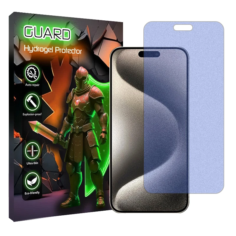 محافظ صفحه نمایش مات آنتی بلو گارد مدل Tough مناسب برای گوشی موبایل اپل iPhone 15 Pro Max