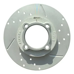دیسک ترمز چرخ جلو کی اچ اف مدل سوراخ دار مناسب برای پراید