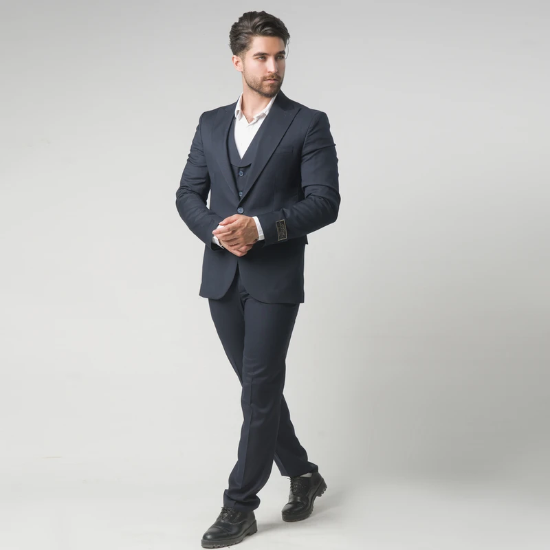 عکس شماره 4 : ست کت و شلوار و جلیقه مردانه مدل فاستونی 5-5