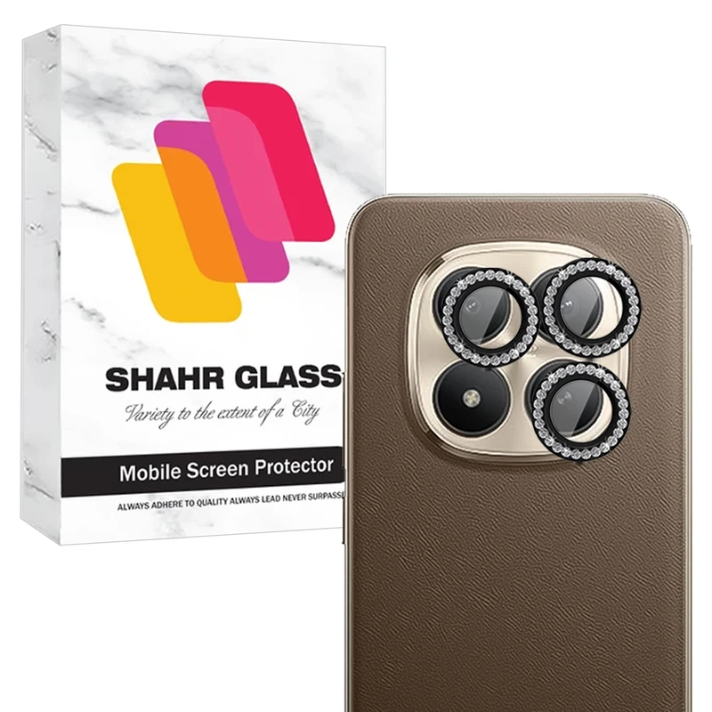 محافظ لنز دوربین شیشه‌ای شهر گلس مدل NRIS20 مناسب برای گوشی موبایل شیائومی Redmi Note 15 Pro Plus