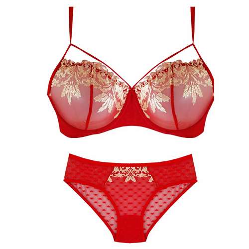 ست شورت و سوتین زنانه غوغا مدل عروس mn-053GHE