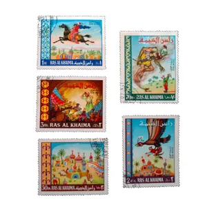 تمبر یادگاری مدل کارتونی کد h-79 مجموعه 5 عددی