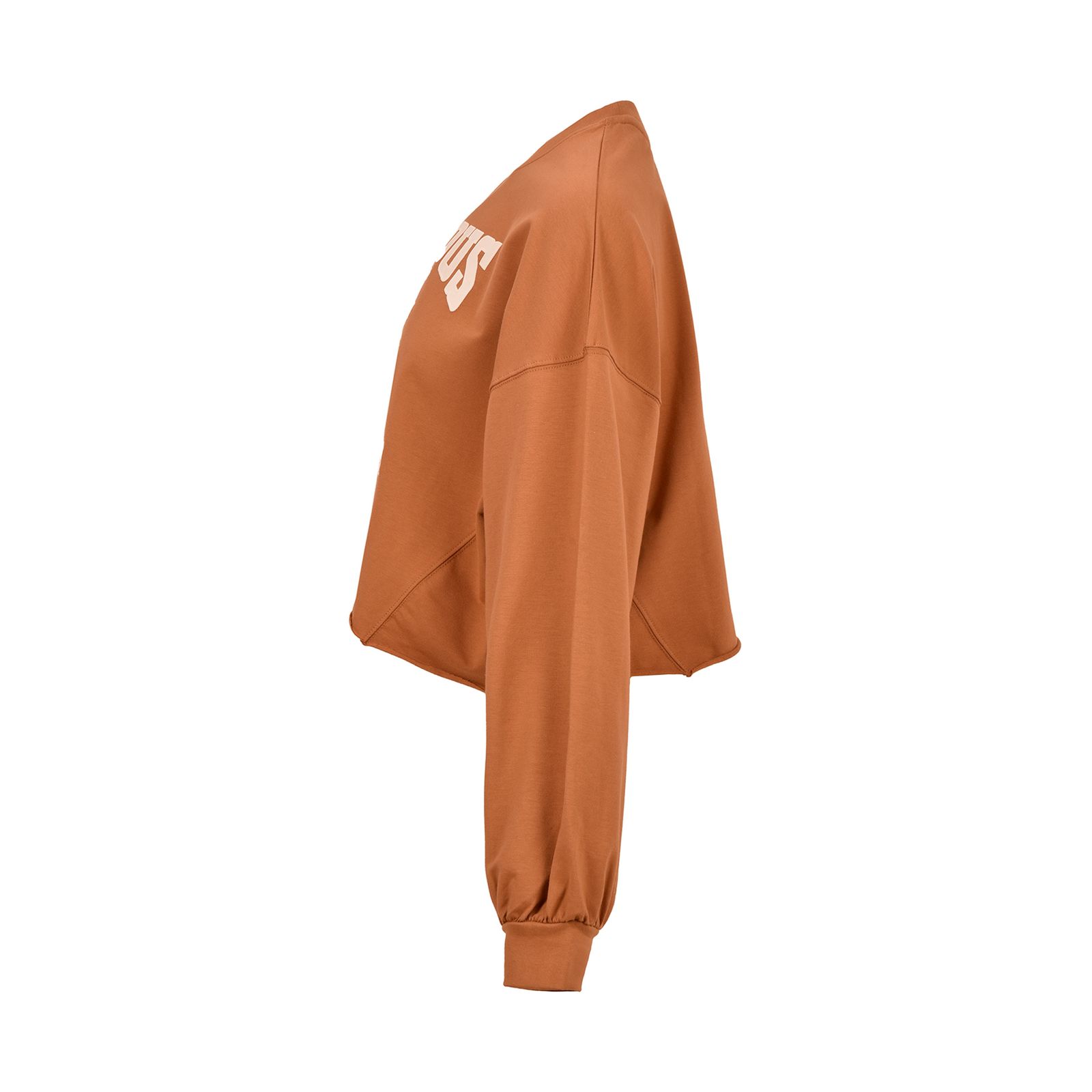 تی شرت آستین بلند زنانه بادی اسپینر مدل 3128 کد 1 رنگ خردلی نارنجی -  - 3