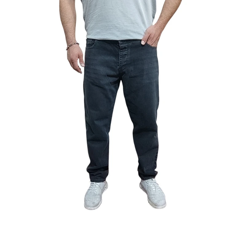 شلوار جین مام فیت مردانه مدل 34/42 m.f.b