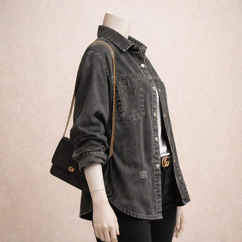 عکس شماره 4 : کت زنانه تولیدی دخملی مدل جینا کد 01