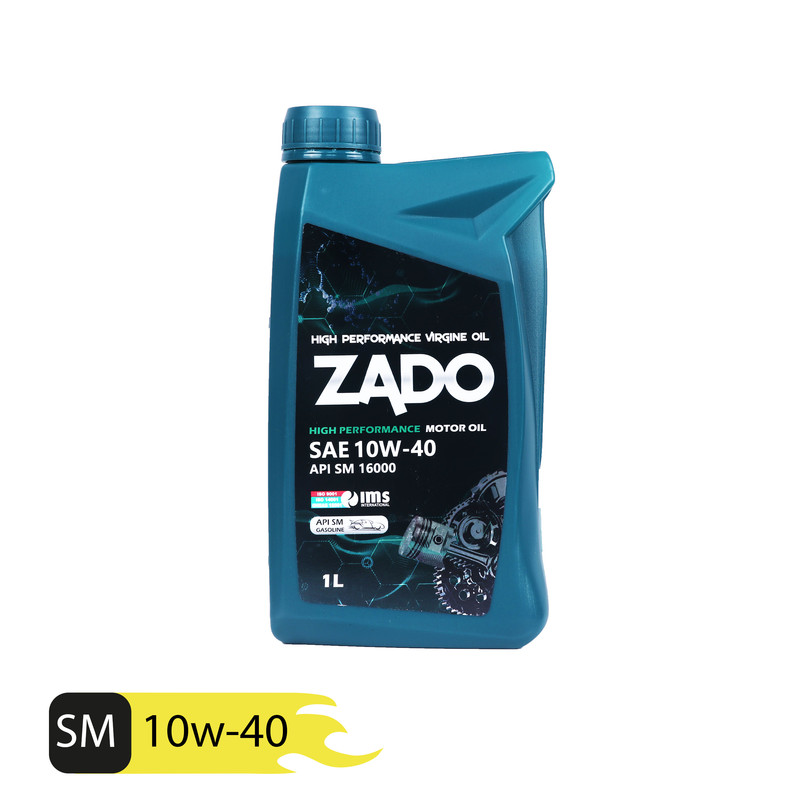 روغن موتور خودرو زادو مدل SAE 10W40-16000-SM حجم 1 لیتر
