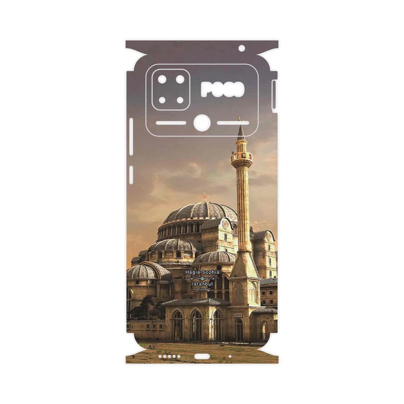 برچسب پوششی ماهوت مدل Hagia Sophia Mosque-FullSkin مناسب برای گوشی موبایل شیائومی Poco C40