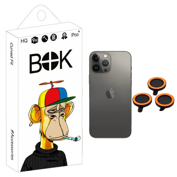 محافظ لنز دوربین بوک مدل Lighting Pro مناسب برای گوشی موبایل اپل IPHONE 13 Pro / 13 Pro Max