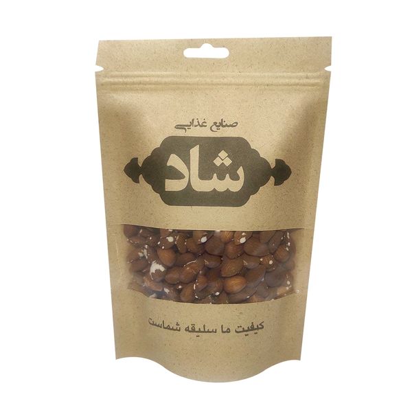 مغز بادام درختی شور صنایع غذایی شاد - 100 گرم