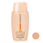 کرم ضدآفتاب رنگی ژیناژن مدل SPF50-03، مناسب پوست‌های معمولی و خشک، حجم 50 میلی‌لیتر