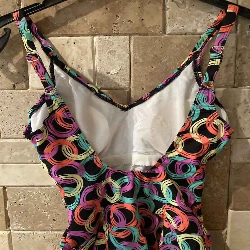 مایو زنانه مدل دامن دار آستر دار