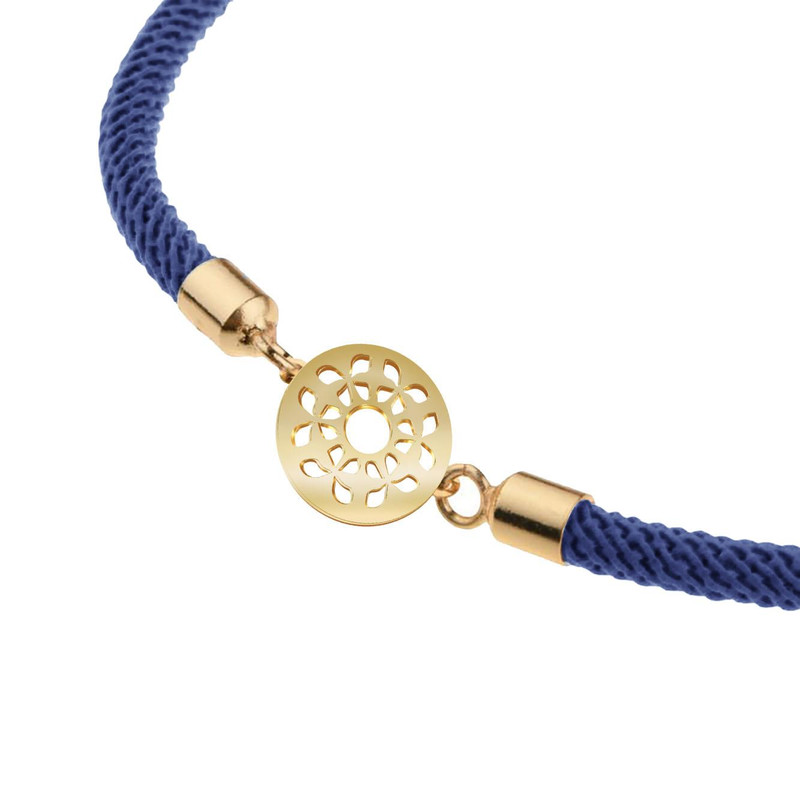 دستبند طلا 18 عیار زنانه مدوپد مدل اسلیمی کد D13-10535