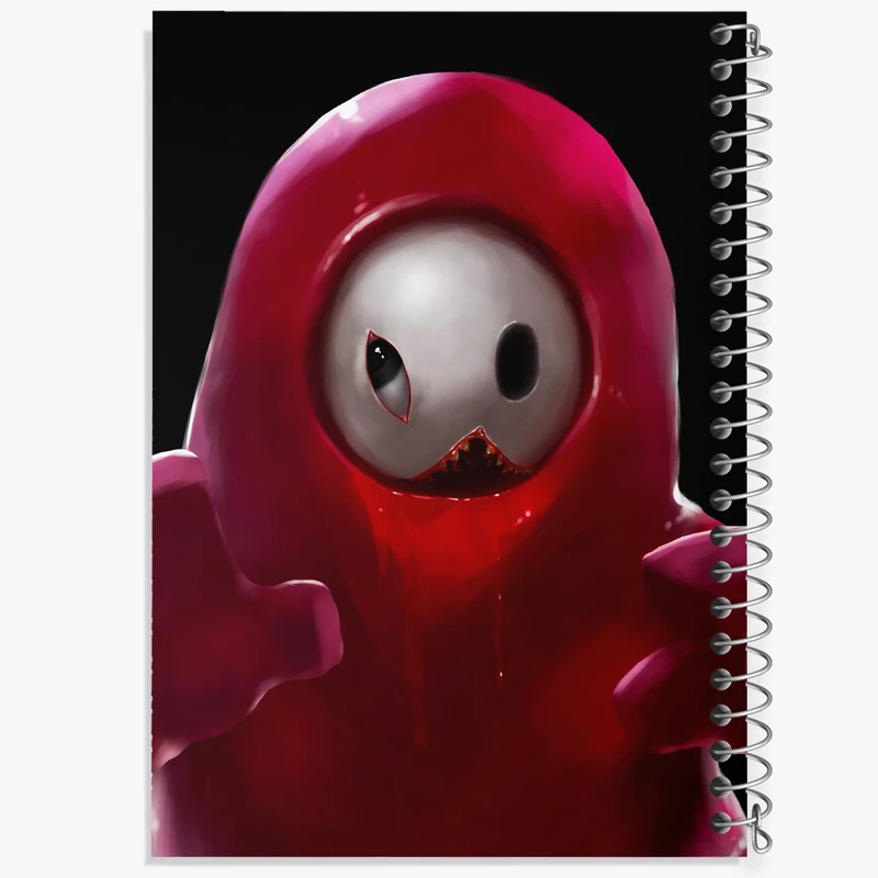 دفتر شطرنجی 50 برگ خندالو مدل بازی فال گایز (Fall Guys) کد 32799