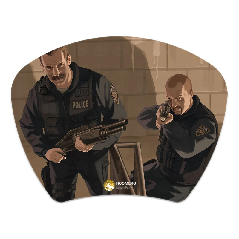 ماوس پد هومرو مدل MC403 طرح بازی جی تی ای GTA