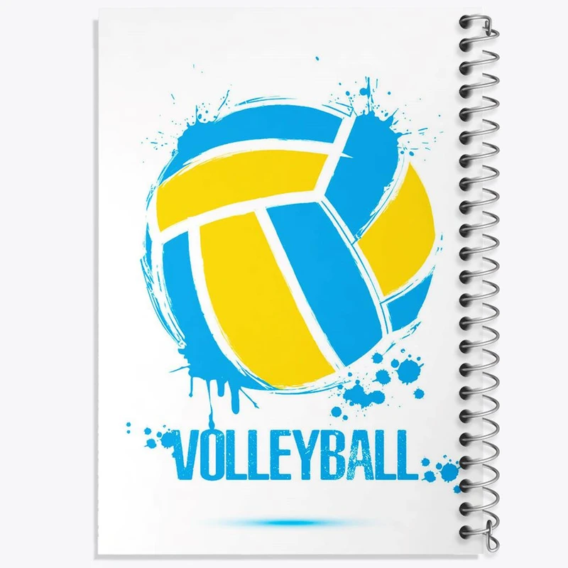 دفتر نت موسیقی 50 برگ خندالو مدل والیبال Volleyball کد 26421