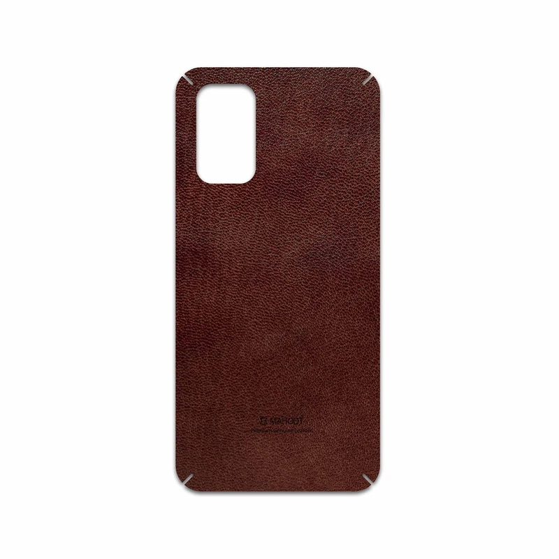 برچسب پوششی ماهوت مدل Natural-Leather مناسب برای گوشی موبایل شیائومی Redmi 9T