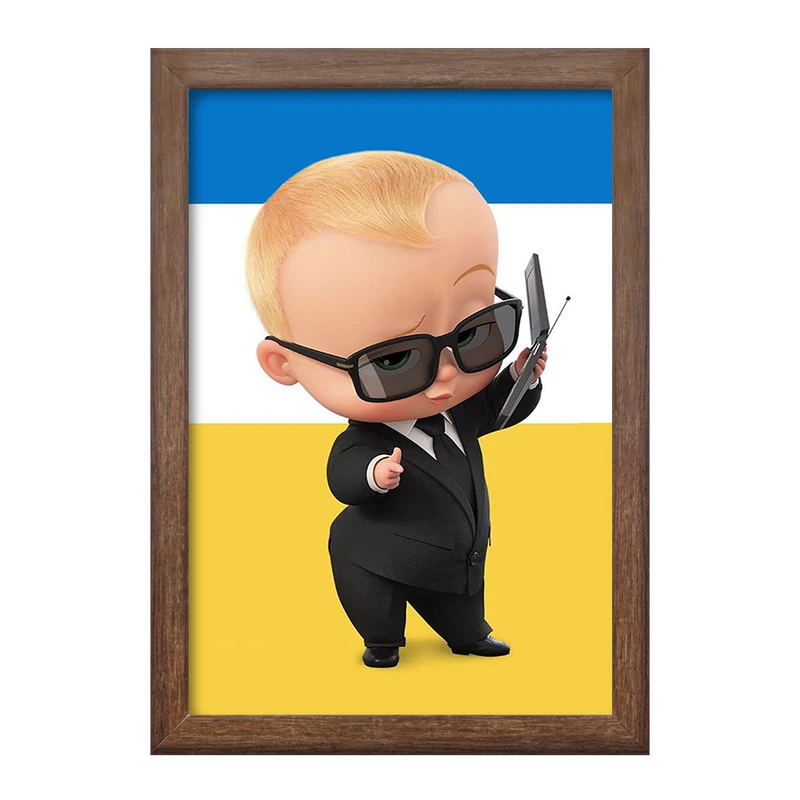 تابلو خندالو طرح بچه رئیس Boss Baby  کد 12521
