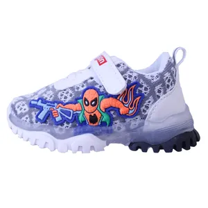  کفش مخصوص پیاده روی بچگانه مدل 101001 Fashion Jel ‌Spiderman WhiGr