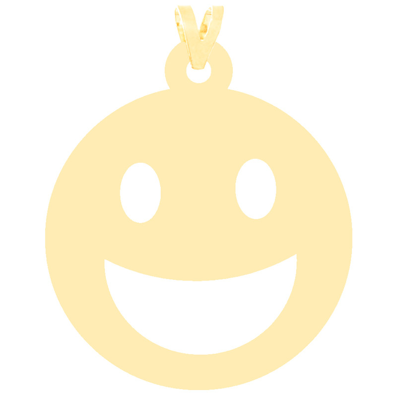 آویز گردنبند طلا 18 عیار زنانه کرابو طرح خنده مدل Kr3731 آویز گردنبند طلا 18 عیار زنانه کرابو طرح خنده مدل Kr3731