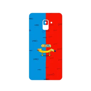 MAHOOT CatDog Cover Sticker for Samsung Galaxy A8 Plus 2018