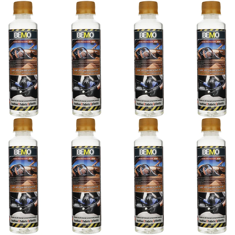 مایع تمیز کننده داخل خودرو بمو مدل FAN2 حجم 250 میلی لیتر بسته 8 عددی