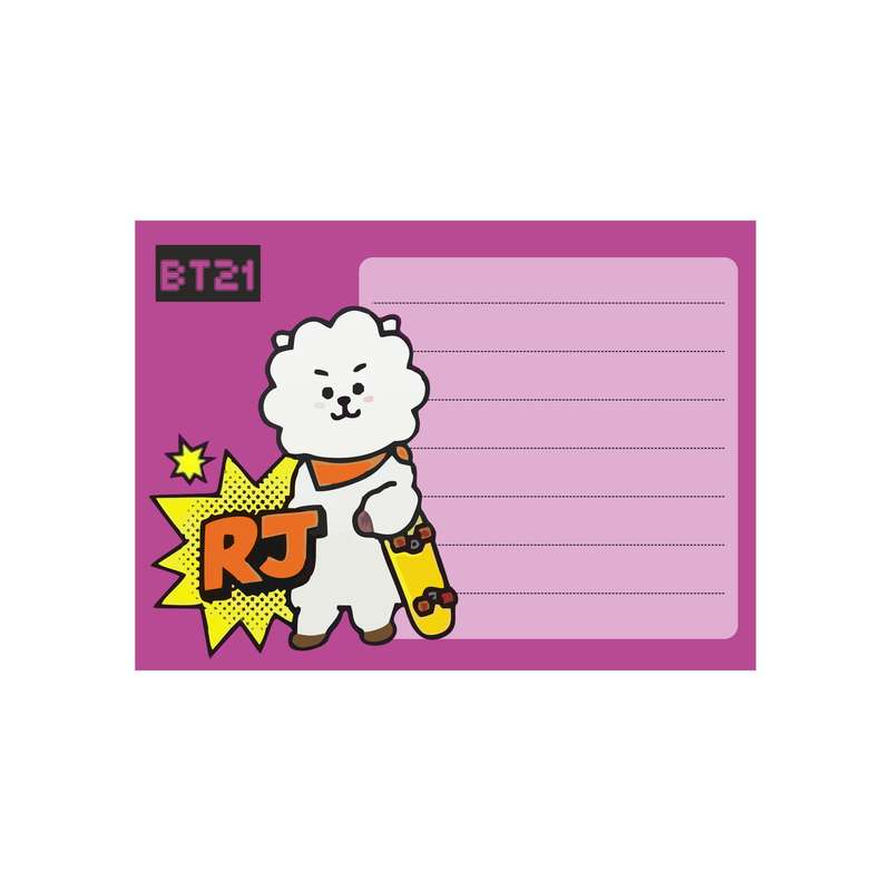 کاغذ یادداشت مدل بی تی اس کد 01