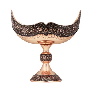 کشکول مسی الماس تراش مدل قلم زنی کد 30