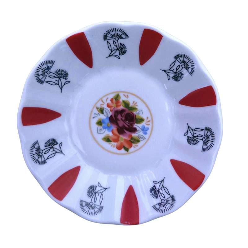 نعلبکی واتسون مدل محرمات طرح گل مجموعه ۶ عددی