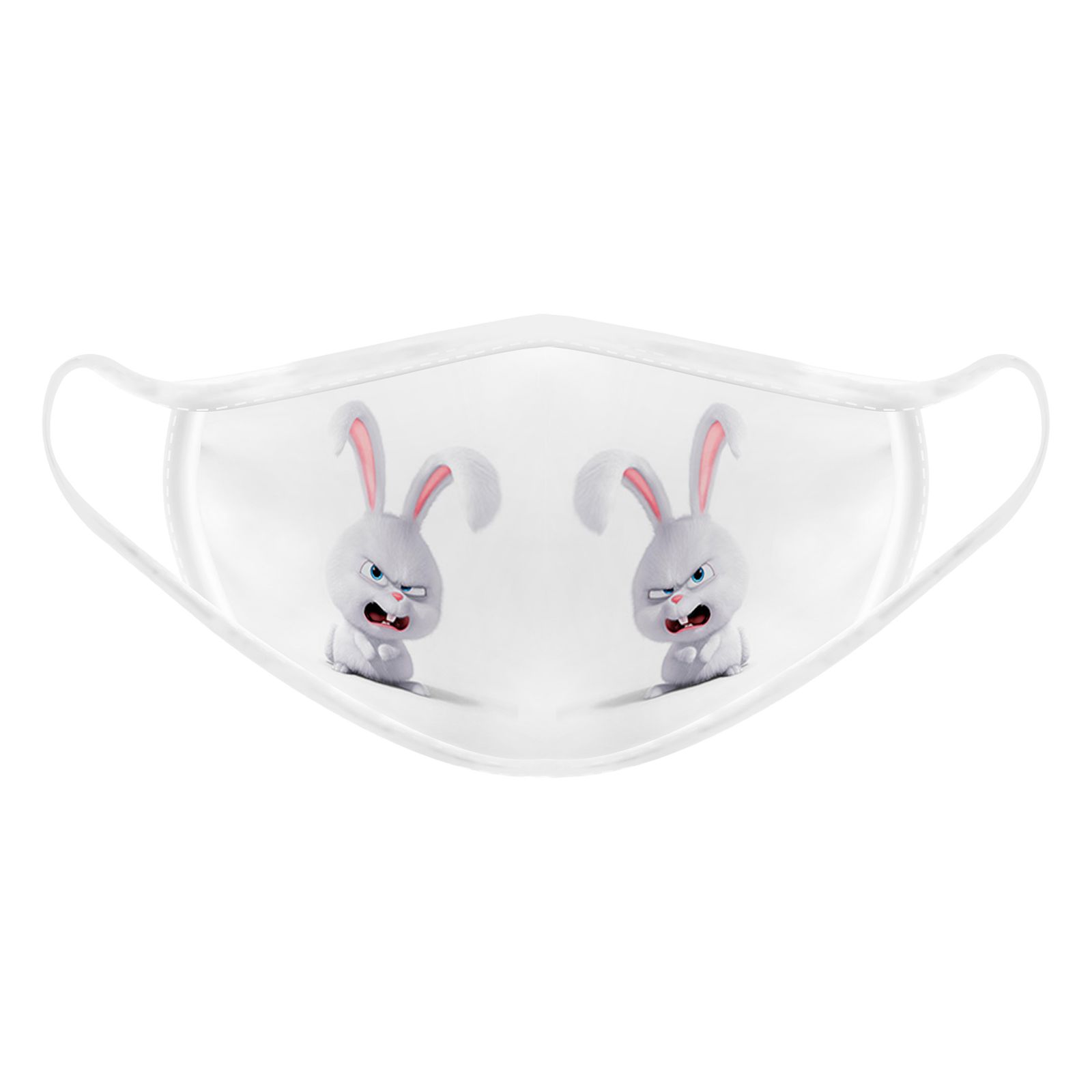 ماسک تزیینی صورت بچگانه طرح خرگوش عصبانی کد 617015 -  - 2