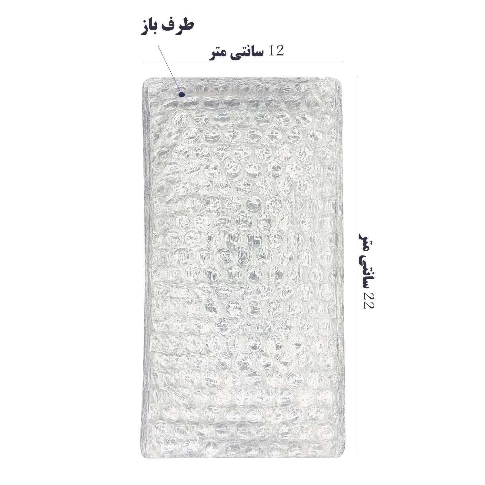 نایلون حباب دار ضربه گیر مدل DST-B22n12 بسته 6 عددی