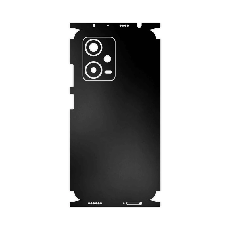 برچسب پوششی ماهوت مدل Matte-Black-FullSkin مناسب برای گوشی موبایل شیائومی Redmi Note 12 Pro Plus