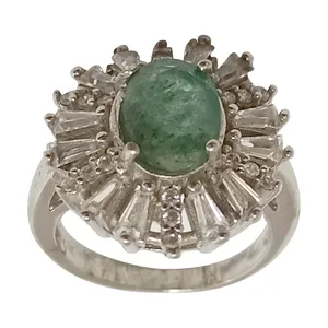 انگشتر نقره زنانه سلین کالا مدل زمرد ce-As043